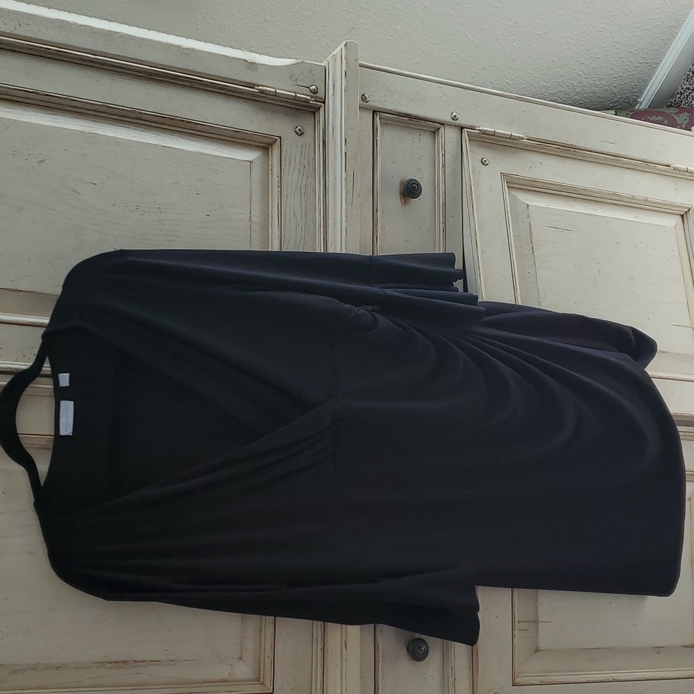 Bell sleeve blk dress